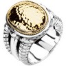 Two Tone Fashion Ring Ref 163218