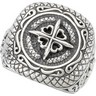 Sterling Silver Fashion Ring Size 7 Ref 428553
