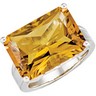 Genuine Honey Quartz Ring Ref 158832