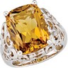 Genuine Honey Quartz Ring Ref 437934