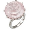 Genuine Rose Quartz Ring Ref 734790