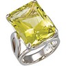Genuine Green Gold Quartz Ring Ref 668613