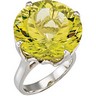 Genuine Green Gold Quartz Ring Ref 289149