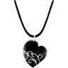 Genuine Onyx Heart Pendant Ref 498873