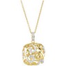 Sterling Silver CZ Necklace Ref 489601