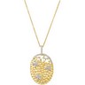 Sterling Silver CZ Necklace Ref 987675