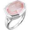 Genuine Rose Quartz Ring Ref 341698