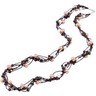 Freshwater Cultured Multi color Pearl and Smoky Quartz 35 inch Necklace Ref 589801