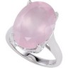 Genuine Rose Quartz Ring Ref 404710