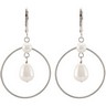 Freshwater Cultured Pearl Earrings Ref 958277