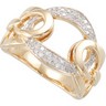.25 CTW Diamond Ring with Rhodium Plating Ref 921796