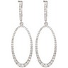 Diamond Earrings 1.25 CTW Ref 527593