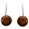 Freshwater Chocolate Pearl Earrings Ref 697371