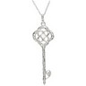 Diamond Key Necklace Ref 626146