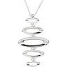 Sterling Silver Fashion Necklace Ref 833641