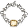 Two Tone Fashion Bracelet with Toggle Clasp Ref 654672