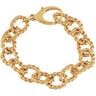 Gold Plated Sterling Silver Link Bracelet Ref 973140