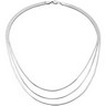 3 Strand Snake Chain Necklace Ref 851946