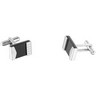 Stainless Steel and Onyx Cuff Links Ref 312600