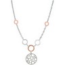 Rose Gold Plated Sterling Silver Fashion Necklace | Ref. 359403