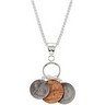 3 Good Luck Coins on a 24 inch Chain Ref 825468