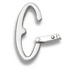 Stainless Steel G Lock Clasp 19.37 x 8.92mm Ref 601922