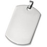 Stainless Steel Dog Tag Pendant Ref 996384