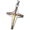 Joyas Alternativas Stainless Steel Crucifix Pendant Ref 495995