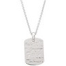 Faith 18 inch Necklace with Diamond and Rhodium Plate Ref 519272