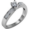 Diamond Engagement Ring .33 CTW Ref 748199