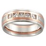 White and Rose Gold Duo Band .5 CTW Ref 428723