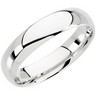 Platinum Comfort Fit Lightweight Wedding Band Finger Size 4 Ref 994908