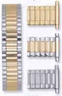 Straight, Spring End Expansion Type Metal Watch Bracelet for Men | Fits 16 - 20 mm | SKU: 59-0120