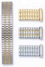 Straight, Spring End Expansion Type Metal Watch Bracelet for Women | Fits 10 - 14 mm | SKU: 59-0123
