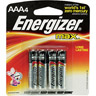 Energizer Max Alkaline AAA Batteries 4 Pack Ref 432362