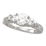 Platinum 3 Stone Diamond Anniversary Ring Ref 287548