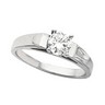 Platinum Cathedral Engagement Ring 1 Carat with Matching Band Ref 746421
