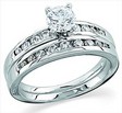 Platinum Diamond Channel Set Engagement Ring .67 CTW Ref 826013