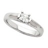 Platinum Diamond Woven Solitaire Ring .5 Carat Ref 687024