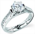 Platinum Cathedral Diamond Engagement Ring 1.33 CTW Ref 235207