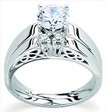 Platinum Diamond Engagement Ring 1 Carat Ref 907123