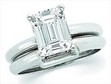 Platinum Emerald Cut Diamond Solitaire .5 Carat Ref 381853