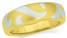 18KY & Platinum Duo Ladies' Wedding Band | SKU: P-5766-L