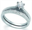 Platinum Diamond Engagement Ring .38 CTW Ref 429780