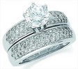 Platinum Diamond .5 CTW Engagement Base with .63 CTW Band Ref 764700