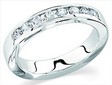 Platinum Diamond Anniversary Ring .40 CTW 3.5mm width Ref 838469