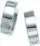 Platinum 14.5mm Hinged Earrings Ref 861580