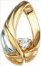 14KTT 4.5 mm Cubic Zirconia Chain Slide | SKU: CZ-60709