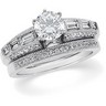 Diamond Vintage Style Semi Set Engagement Ring .5 CTW Ref 611370