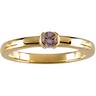 Stackable Birthstone Ring for Mother Ref 824945
